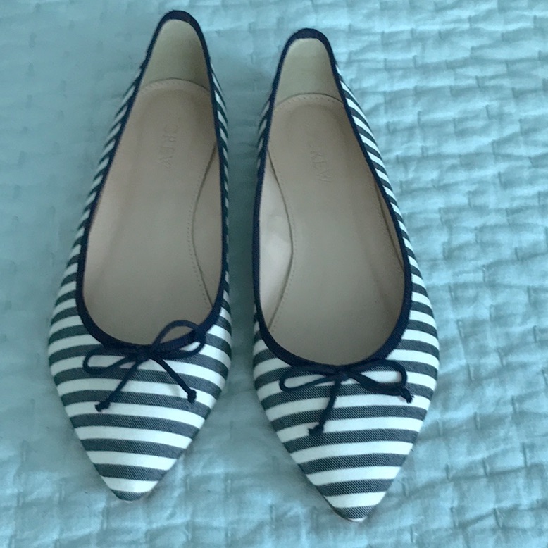 J Crew Pointy Toe Flats 6.5